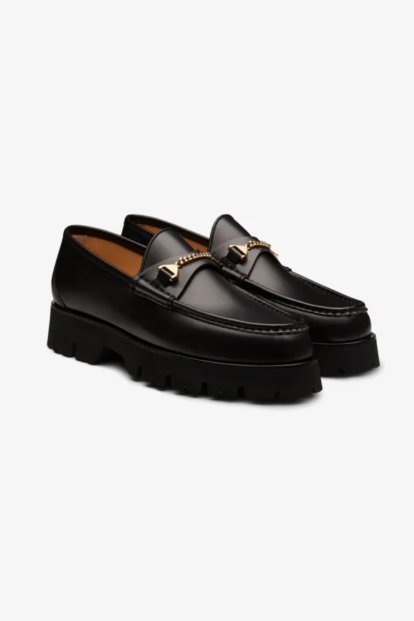 Mick Tank Moccasin Black Leather - Image 2