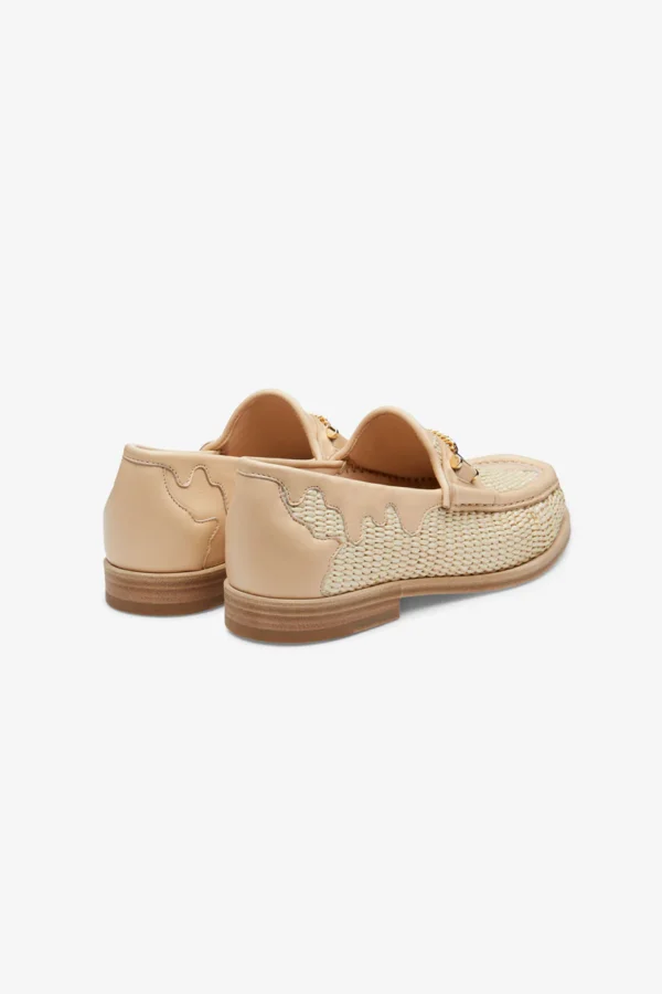 Mick Moccasin Rafia Leather Natural - Image 3