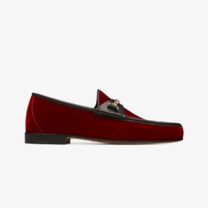 Mick Moccasin Velvet Red
